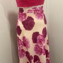 Krass&co VTG 90s NYCC New York Clothing . Pink Roses Floral Patterned Maxi Skirt - M Photo 2