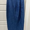 On The Verge Vintage Western Rodeo maxi Jean button down skirt Size 4 Photo 2