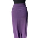 Long Purple Chiffon Semi Sheer Sarong Wrap Skirt | Pareo Swimsuit Coverup Photo 3