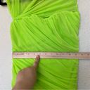 House Of CB  'Adrie' Neon Green Gathered Mini Dress/Size XS NWOT Photo 5