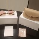 Chloé 💕CHLOE💕 Tally Scalloped Sunglasses CE147S 257 ~ Havana Sand Graduated Rose NWT Photo 11