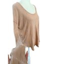 Free People  ventura long sleeve waffle knit boho top size M Photo 5