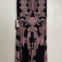 INC "" BLACK PINK PAISLEY CONVERTIBLE HANDKERCHIEF MAXI SKIR TO MIDI DRESS NWT Photo 2