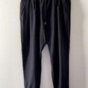 Lorna Jane  Pants Womens Medium Black Joggers Athleisure Drawstring Pleated Photo 0