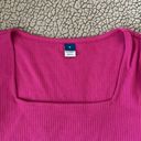 Old Navy Women’s Pink Long Sleeve Bodysuit Photo 1