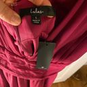 Lulus Sweet Sophistication Maxi Dress in Fuchsia Photo 4