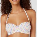 Kate Spade New York High Waist Bikini in Beach Stripe Seersucker Size Medium Photo 2