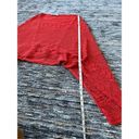 Chico's Chico’s red poncho one size Photo 5