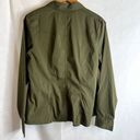 Worthington  Stretch Army Green Moto Snap Button Shirt Size Large‎ Photo 1