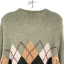 st. john's bay St John’s Bay Women’s Vintage Wool Blend Argyle Zip Up Cardigan Sweater Photo 9