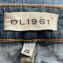 DL1961  Mara Straight Ankle Strive Distress Ripped Ankle Frey Boho Jeans Size 25 Photo 1