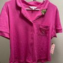 Juicy Couture NWT  Logo Magenta Sleepwear Set 2 piece Pants Shirt Size L Photo 2