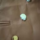 Marc New York  Leather blazer / chocolate / small NWT Photo 2