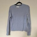 Treasure & Bond  Light Blue Fuzzy Pullover Crewneck Sweater Size S Photo 0