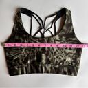 Good American Green Leopard Patterned Sports Bra Size 1 Photo 4