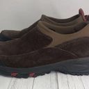 L.L.Bean  Shoes Womens 8.5 Clogs Brown Suede Slip On Low Heel Non Slip Insulated Photo 0