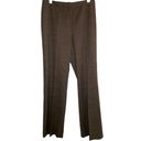 Lafayette 148  Trouser Pants Wool Blend Wide Leg Bootcut Mid-Rise Striped Brown 8 Photo 19