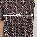 J. McLaughlin   Emma Catalina Cloth Black Brown Printed Dress  Sz M Photo 5