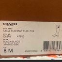 Coach Black Tall Rain Boots Photo 8