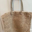 Oversized straw beach bag Photo 2