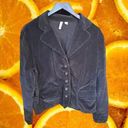 St. John’s Bay St.‎ Johns Bay Black Corduroy Button Up Blazer with Real Pockets Size Medium Photo 0