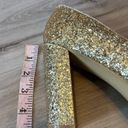 Penny Loves Kenny Penny Love Kenny 10 Glitter Gold Pumps Photo 3