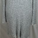 American Eagle  Gray & White Ribbed Sweater Dress NWOT Photo 2