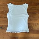 Brandy Melville Kathleen Mesh Top in White Photo 6