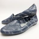 Melissa  x Jason Wu Snakeskin Jelly Flats: Blue Photo 3