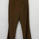 Nasty Gal  High Waist Wide Leg Pleated Trousers Dress Pants Brown Womens 8 Photo 0