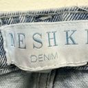 Meshki  Denim Womens Pia Split Side Wide Leg Jean Light Blue Photo 7