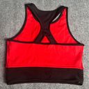 Flirtitude  Women's Workout Out Athleisure  Active Sports Bra Top  With Mesh Sz L Photo 3