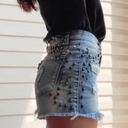 BLANK NYC  NWT Urban Cave Girl Embellished Stud High Waisted Denim Short 30 -$128 Photo 4