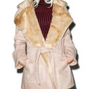 For Love & Lemons  Faux Fur Camel Wool Blend Ella Coat Photo 6