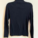 White House | Black Market  Button Detail Mock Neck Ribbed Womens Size S Pullover Photo 5