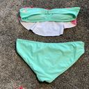 OP  Size M (7-9) Bandana Top & Bottom Bikini Green​​ Photo 2