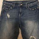 Apt. 9  Studded fold Down pocket bootcut jeans Photo 2