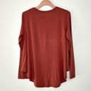 Lululemon  Up For Down Time Long Sleeve Shirt in Terracotta Rust Size XL Photo 4