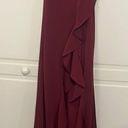 La Femme Burgundy Prom Dress Photo 1