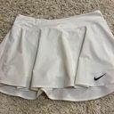 Nike  dri fit white tennis skirt size large Photo 0