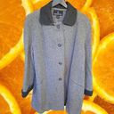 London Fog  2 Tone Gray Button Up Wool Blend Coat‎ Size 8 Photo 0