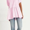 Hill House  Womens The Francesca Top Ballerina Pink Cotton Size‎ XS Photo 0
