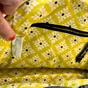 Vera Bradley Retired Yellow Black "Baroque" Eloise Kisslock Satchel Handbag Photo 11