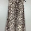 Equipment  Lucida Sleeveless Leopard Print Silk Dress in Natural Multi size xs Photo 0