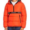 Guess Orange Puffer Coat Photo 0