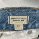 Madewell  The Perfect Vintage Straight Distressed Rigid High Rise Jean Photo 7