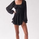 Urban Outfitters NWT  Black Milk Maid Dot Smocked Puff Sleeve Romper Size Small Photo 1