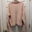 Double Zero Junior Crew Neck Longsleeve Sweater In Blush Pink Lovely Large Photo 3