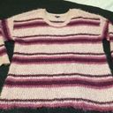 Torrid EUC  Popcorn Pullover Drop Shoulder Pink Striped‎ Sz 2 - #866 Photo 0