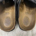 Birkenstock Brown Leather Nubuck Clogs Mules Photo 6